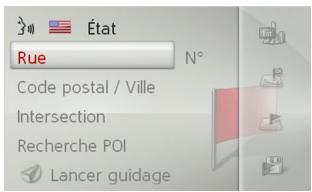 BECKER MAP PILOT CLASSE B - Saisie d'une adresse - 1