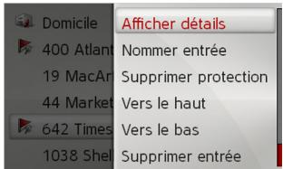 BECKER MAP PILOT CLASSE B - Affichage ou modification d'une destination - 1