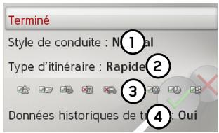 BECKER MAP PILOT CLASSE B - Options d'itinéraire - 1