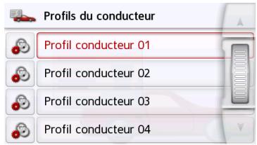 BECKER PROFESSIONAL 50 - Profils de conducteurs (en fonction du modele) - 1
