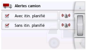 BECKER PROFESSIONAL 50 - Avertissements relatifs au camion (en fonction du modele) - 1
