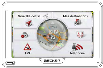 BECKER PROFESSIONAL 50 - Régles de base concernant l'écran tactile - 1