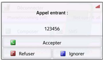 BECKER PROFESSIONAL 50 - Acceptation d'une communication - 1