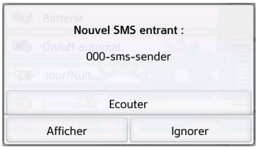 BECKER PROFESSIONAL 50 - Message SMS entrant - 1