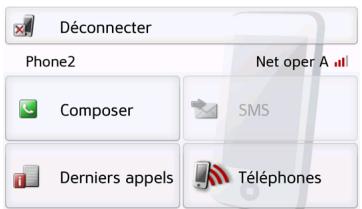 BECKER PROFESSIONAL 50 - Menu Telephone (uniquement certaines modèles) - 1