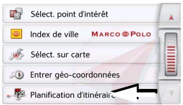 BECKER PROFESSIONAL 50 - Sélectionner une destination à partir de la carte - 1