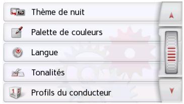 BECKER PROFESSIONAL 50 - Menu des réglages du système - 2