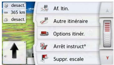 BECKER PROFESSIONAL 50 - Options de l'affichage de carte - 2