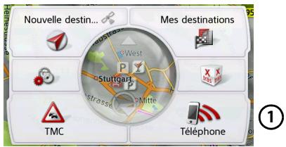 BECKER PROFESSIONAL 50 - Selectionner le mode Telefone (uniquement certains modèles) - 1