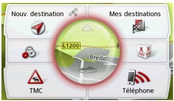 BECKER PROFESSIONAL 50 - Utilisation duurreaireld navigation avec la telecommande - 2