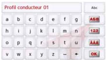 BECKER READY 45 - Renommer le profil de conducteur - 2