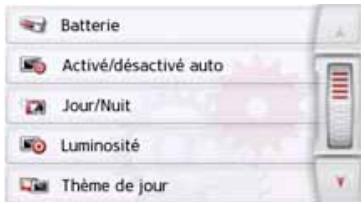 BECKER READY 45 - Menu des réglages du système - 1