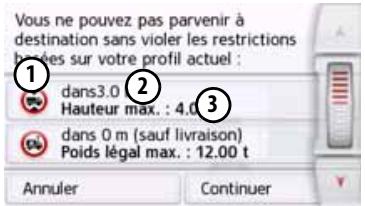 BECKER READY 45 - Retour d'information après le calcul de l'itinéraire - 1