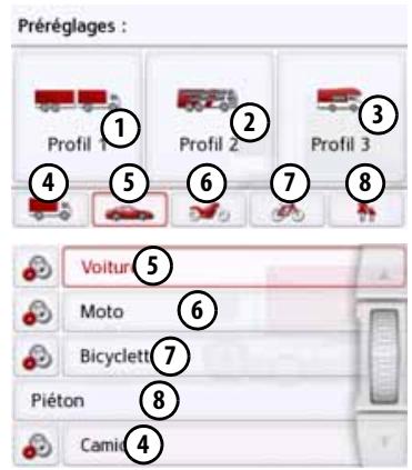 BECKER READY 45 - Selection du vehicule (en fonction du modulo) - 1