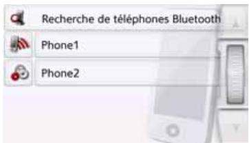 BECKER READY 45 - Acceder à une liste d'appareils - 1