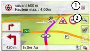 BECKER READY 45 - Avertissements avec itinétaire planifié - 1