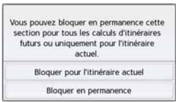 BECKER READY 45 - Bloquer des portions de trajet/routes - 1