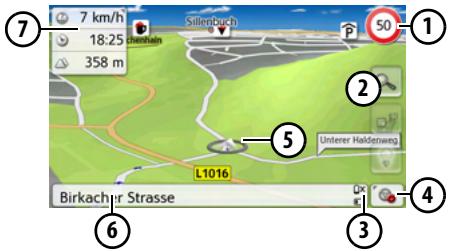 BECKER READY 50 - Structure de l'affichage cartographique - 1