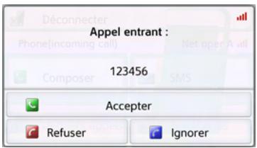 BECKER READY 50 - Acceptation d'une communication - 1