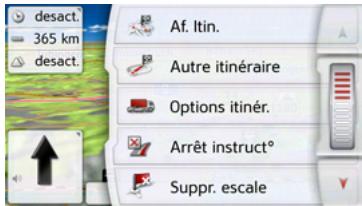 BECKER READY 50 - Options de l'affichage de carte - 2