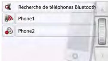 BECKER READY 50 - Acceder a une lista d'appareils - 1