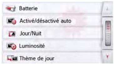 BECKER TRANSIT 5 LMU, TRUCK - Menu des réglages du système - 1