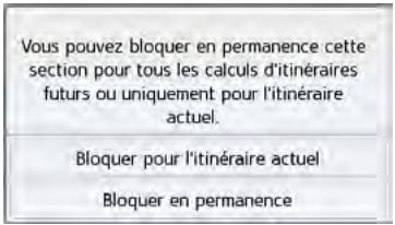 BECKER TRANSIT 5 LMU, TRUCK - Bloquer des portions de trajet/routes - 1