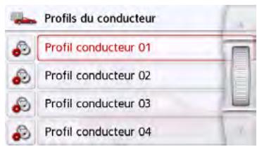 BECKER TRANSIT 5 LMU, TRUCK - Profils de conducteurs (en fonction du modele) - 1
