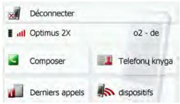 BECKER TRANSIT 5 LMU, TRUCK - Selectionner le mode Telefone (uniquement certains modèles) - 1