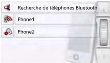 BECKER TRANSIT 5 LMU, TRUCK - Acceder à une liste d'appareils - 1