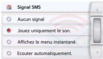BECKER TRANSIT 50 - Signalisation SMS (en fonction du modele) - 2