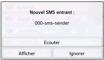 BECKER TRANSIT 50 - Message SMS entrant - 1