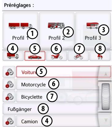 BECKER TRANSIT 50 - Selection du vehicule (en fonction du modele) - 1