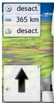 BECKER TRANSIT 50 - Options de l'affichage de carte - 2