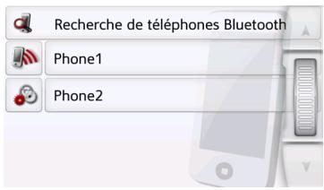 BECKER TRANSIT 50 - Acceder à une liste d'appareils - 1