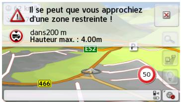BECKER TRANSIT 50 - Avertissements sans itinétaire planifié - 1