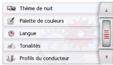 BECKER TRANSIT 50 - Menu des réglages du système - 2