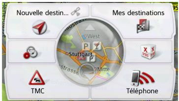 BECKER TRANSIT 50 - Le menu principal - 1