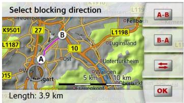 BECKER TRANSIT 50 - Blocage permanent de routes - 1
