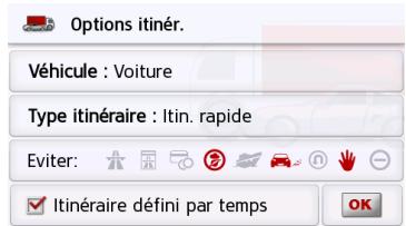 BECKER TRANSIT 50 - Touche Options itinér. - 2