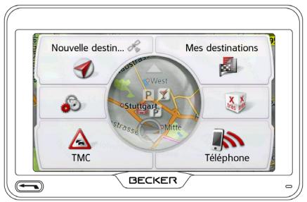 BECKER TRANSIT 50 - Règes de base concernant l'écran tactile - 1
