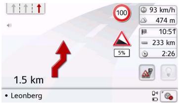BECKER TRANSIT 50 - Touche Mode visualisation - 7