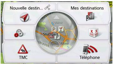 BECKER TRANSIT 50 - Sélection du mode navigation - 1