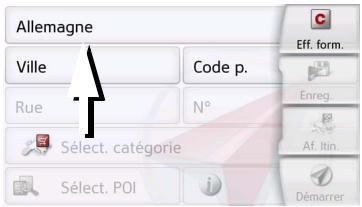 BECKER TRANSIT 50 - Selection d'un pays - 1