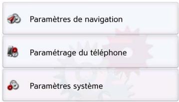 BECKER TRANSIT 50 - Sélection des réglages du système - 2
