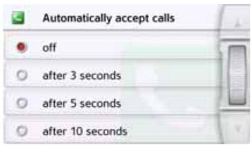BECKER TRUCK - Automatic call acceptance - 2