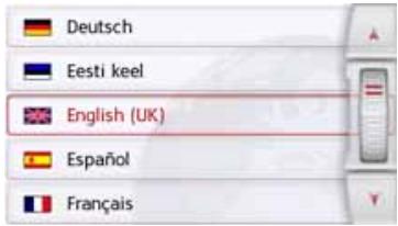 BECKER TRUCK - Opening language selection - 2
