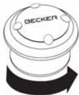BECKER TRUCK - Removing the remote control - 1