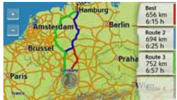 BECKER TRUCK - Displaying/selecting different routes - 1