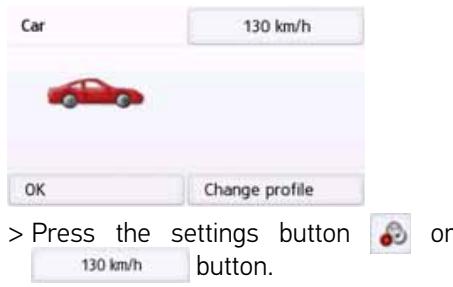 BECKER TRUCK - Selecting the vehicle profile (depending on model) - 2